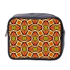 Geometry Shape Retro Trendy Symbol Mini Toiletries Bag 2-side by Nexatart