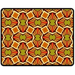 Geometry Shape Retro Trendy Symbol Fleece Blanket (medium)  by Nexatart