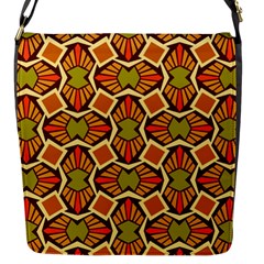 Geometry Shape Retro Trendy Symbol Flap Messenger Bag (s) by Nexatart