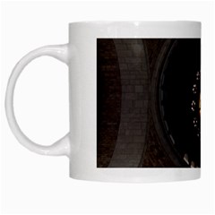 Pattern Design Symmetry Up Ceiling White Mugs by Nexatart