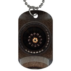 Pattern Design Symmetry Up Ceiling Dog Tag (one Side)