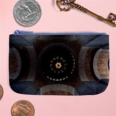 Pattern Design Symmetry Up Ceiling Large Coin Purse by Nexatart