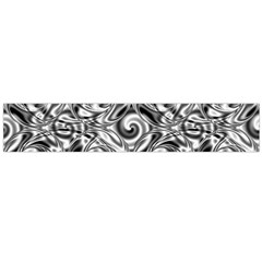 Gray Scale Pattern Tile Design Flano Scarf (large) by Nexatart