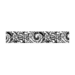 Gray Scale Pattern Tile Design Flano Scarf (mini) by Nexatart