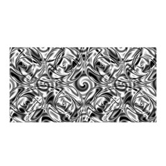 Gray Scale Pattern Tile Design Satin Wrap by Nexatart