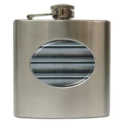 Sheet Holes Roller Shutter Hip Flask (6 Oz) by Nexatart