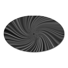 Abstract Art Color Design Lines Oval Magnet by Nexatart