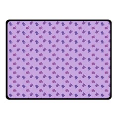 Pattern Background Violet Flowers Fleece Blanket (small) by Nexatart