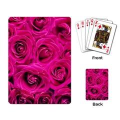 Pink Roses Roses Background Playing Card by Nexatart