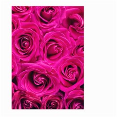 Pink Roses Roses Background Large Garden Flag (two Sides) by Nexatart