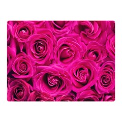 Pink Roses Roses Background Double Sided Flano Blanket (mini)  by Nexatart