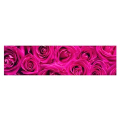 Pink Roses Roses Background Satin Scarf (oblong) by Nexatart