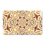 Brown And Tan Abstract Magnet (Rectangular) Front