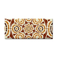 Brown And Tan Abstract Cosmetic Storage Cases by linceazul