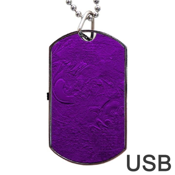 Texture Background Backgrounds Dog Tag USB Flash (One Side)