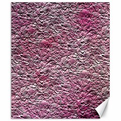 Leaves Pink Background Texture Canvas 20  X 24   by Nexatart