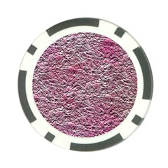 Leaves Pink Background Texture Poker Chip Card Guard by Nexatart