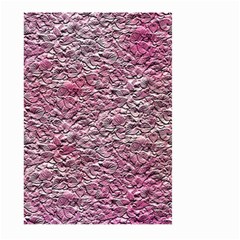 Leaves Pink Background Texture Large Garden Flag (two Sides) by Nexatart