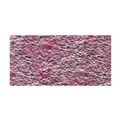 Leaves Pink Background Texture Yoga Headband by Nexatart