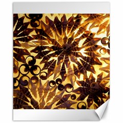 Mussels Lamp Star Pattern Canvas 16  X 20   by Nexatart