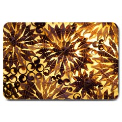 Mussels Lamp Star Pattern Large Doormat  by Nexatart