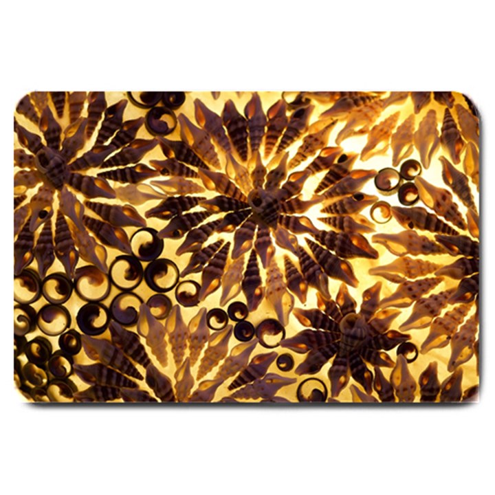 Mussels Lamp Star Pattern Large Doormat 