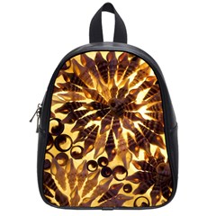 Mussels Lamp Star Pattern School Bags (small)  by Nexatart