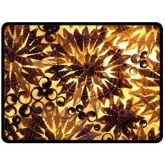 Mussels Lamp Star Pattern Fleece Blanket (large)  by Nexatart