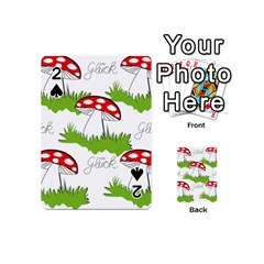 Mushroom Luck Fly Agaric Lucky Guy Playing Cards 54 (mini)  by Nexatart