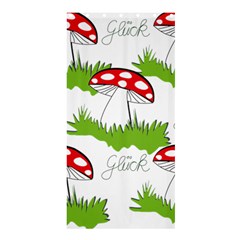 Mushroom Luck Fly Agaric Lucky Guy Shower Curtain 36  X 72  (stall)  by Nexatart