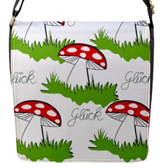 Mushroom Luck Fly Agaric Lucky Guy Flap Messenger Bag (s) by Nexatart