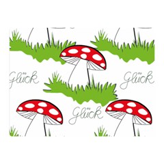 Mushroom Luck Fly Agaric Lucky Guy Double Sided Flano Blanket (mini)  by Nexatart