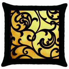 Texture Pattern Beautiful Bright Throw Pillow Case (black) by Nexatart