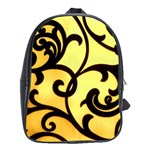 Texture Pattern Beautiful Bright School Bags(Large)  Front