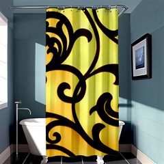 Texture Pattern Beautiful Bright Shower Curtain 36  X 72  (stall)  by Nexatart