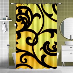 Texture Pattern Beautiful Bright Shower Curtain 48  X 72  (small)  by Nexatart