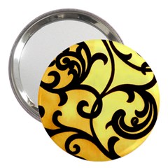 Texture Pattern Beautiful Bright 3  Handbag Mirrors by Nexatart