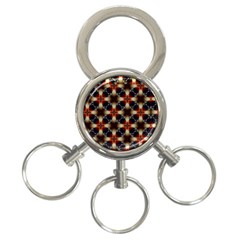 Kaleidoscope Image Background 3-ring Key Chains by Nexatart