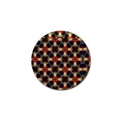 Kaleidoscope Image Background Golf Ball Marker by Nexatart