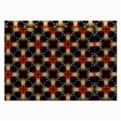 Kaleidoscope Image Background Large Glasses Cloth (2-side) by Nexatart