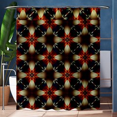 Kaleidoscope Image Background Shower Curtain 60  X 72  (medium)  by Nexatart