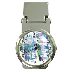 Background Color Circle Pattern Money Clip Watches by Nexatart