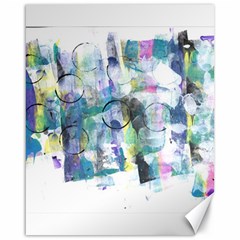 Background Color Circle Pattern Canvas 16  X 20   by Nexatart