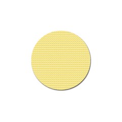 Pattern Yellow Heart Heart Pattern Golf Ball Marker