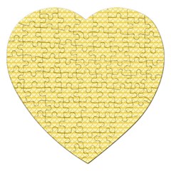 Pattern Yellow Heart Heart Pattern Jigsaw Puzzle (Heart)