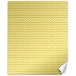 Pattern Yellow Heart Heart Pattern Canvas 16  x 20   15.75 x19.29  Canvas - 1