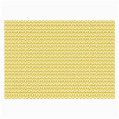 Pattern Yellow Heart Heart Pattern Large Glasses Cloth