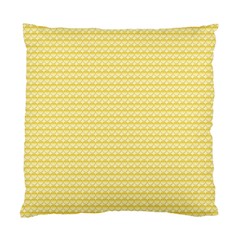 Pattern Yellow Heart Heart Pattern Standard Cushion Case (two Sides) by Nexatart