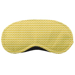 Pattern Yellow Heart Heart Pattern Sleeping Masks