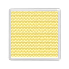 Pattern Yellow Heart Heart Pattern Memory Card Reader (Square) 